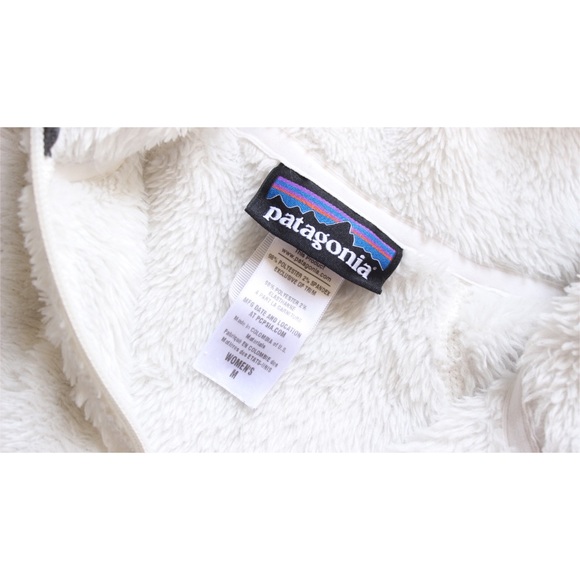 Patagonia Full Zip Sweater⭐️ white, size medium - Picture 6 of 14